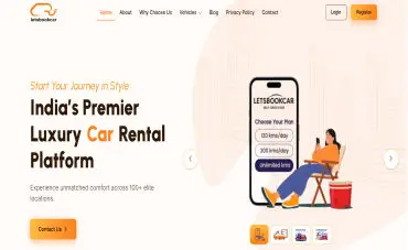 Letsbookcar Car Rental Website